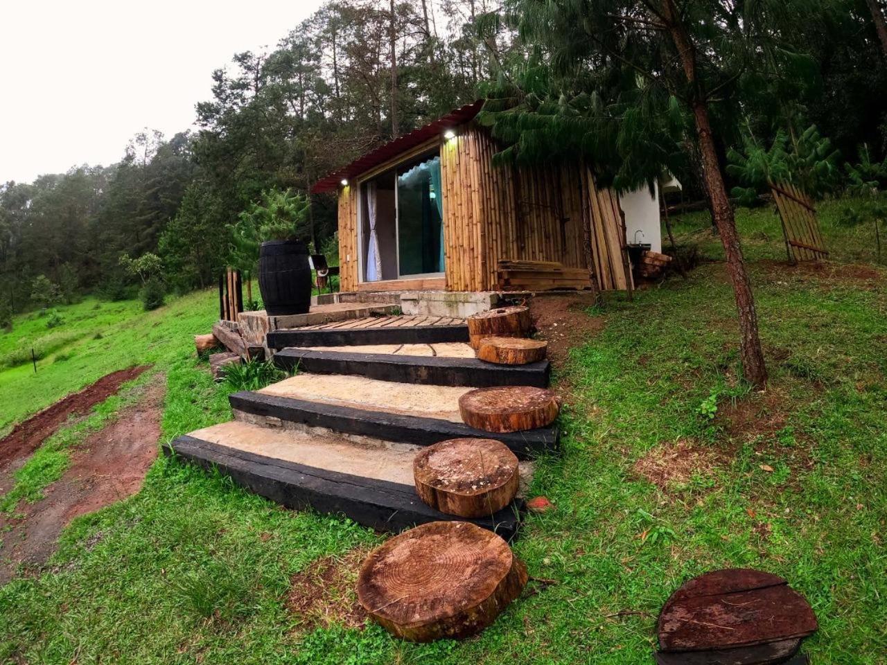 Cabana Romantica En El Bosque! Acaxochitlan Экстерьер фото